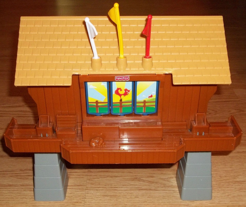 Fisher Price GeoTrax Switching Signs Covered Bridge
