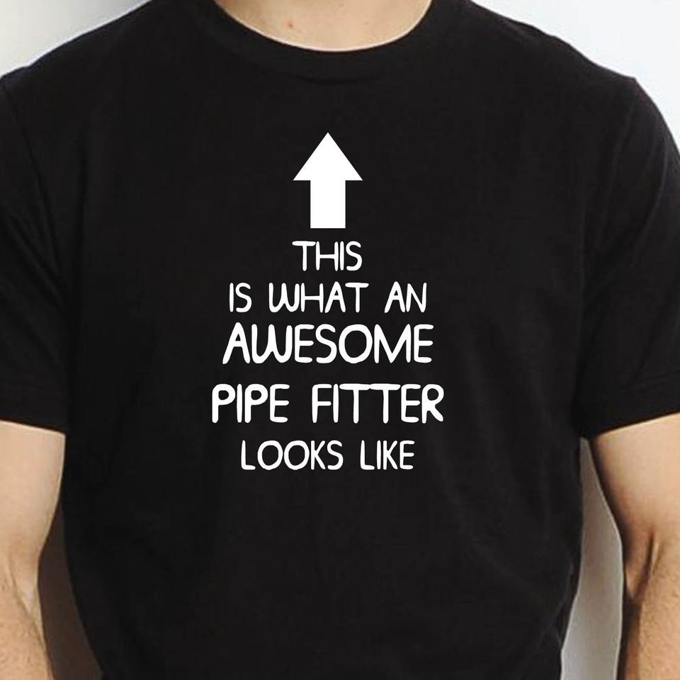 COOL PIPE FITTER TSHIRT TOOLS KIT XMAS PRESENT UNISEX PLUMBER MARIO