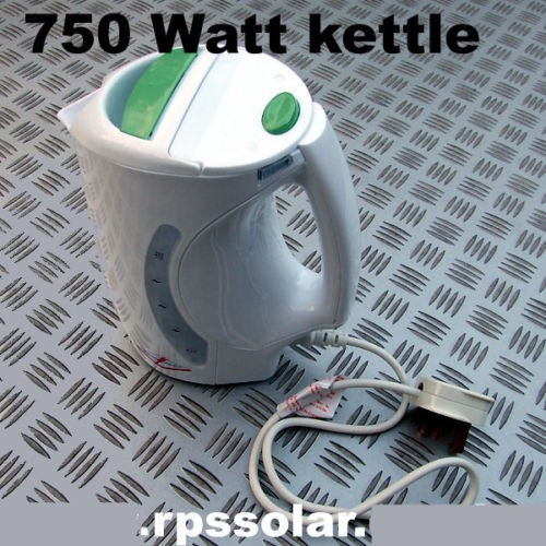 COMPACT 750W 1 LITRE KETTLE, CARAVAN VW CAMPER TENT