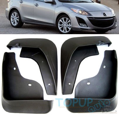   2012 MAZDA 3 SEDAN MUD FLAP FLAPS SPLASH GUARD MUDGUARDS 