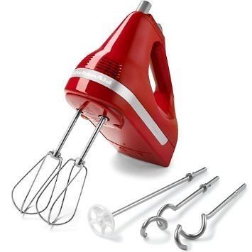 New KitchenAid 5 Speed Ultra Power Hand Mixer Free Dough Hooks & Milk 