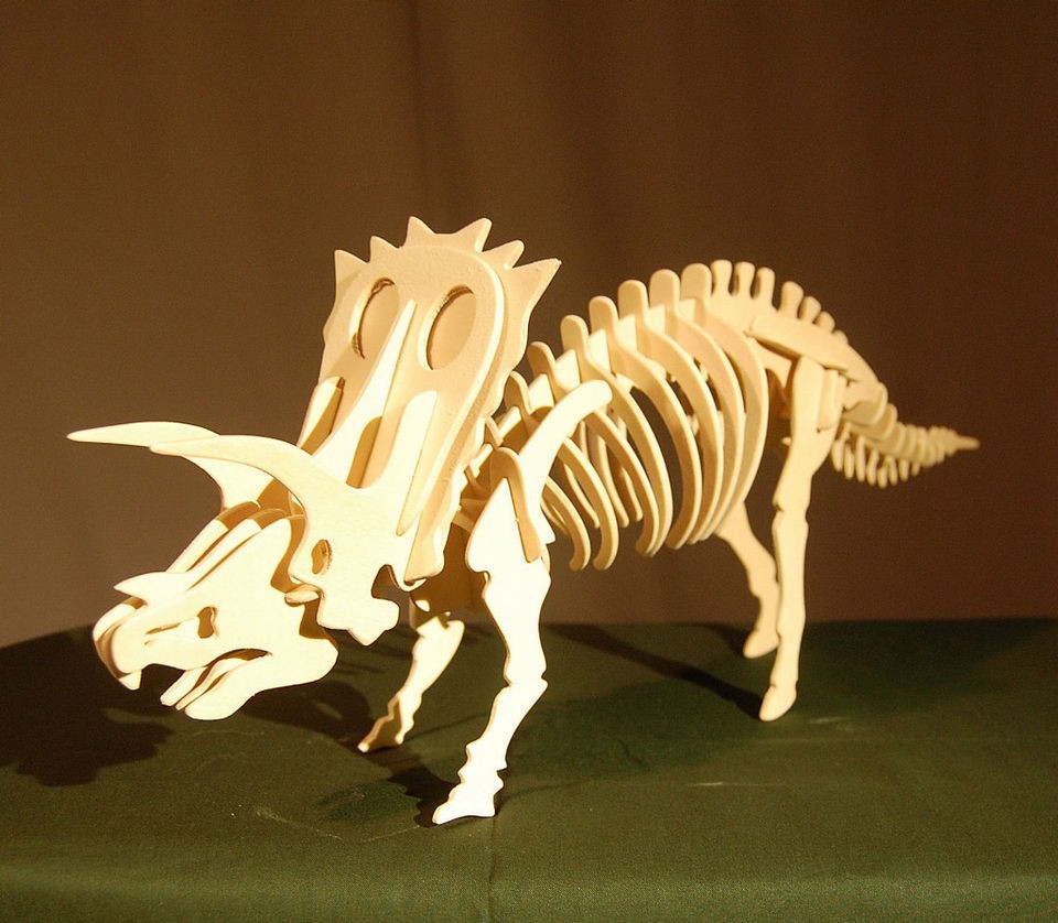 ANCHICERATOPS Dinosaurs Wooden Assembly Kit