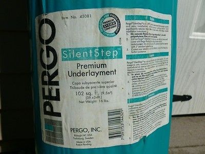 PERGO SILENT STEP PREMIUM FLOOR UNDERLAYMENT SILENTSTEP