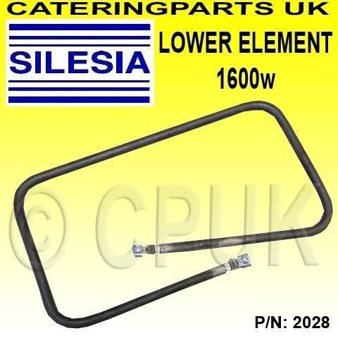 2028 SILESIA / SILEX GRILL HEATING ELEMENT LOWER 1600W