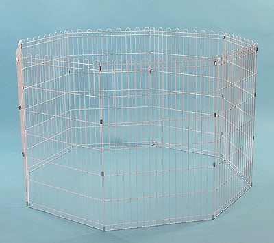 New 42 Pet Dog Cat Small Animals Exercise Pen 8 Panels Playpen Fence