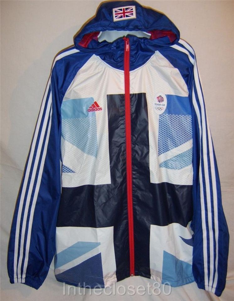 NEW OFFICIAL ADIDAS LONDON 2012 OLYMPICS TEAM GB WINDBREAKER JACKET 