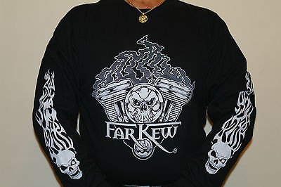   SHIRT EVO MOTOR L/S,SUIT HARLEY RIDER FLAME,S, M,L,2XL,3XL FAR KEW