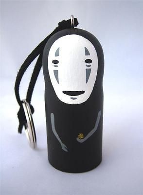 Spirited Away NO FACE Faceless Studio Ghibli doll figure keychain 1 