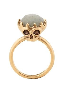 House of Harlow 1960 Nicole Richie Double Sided Skull Ring with 