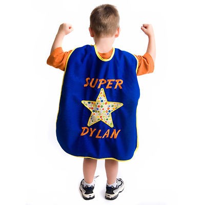   Handmade Childs Kids Super Hero Cape Halloween Costume Party Favor