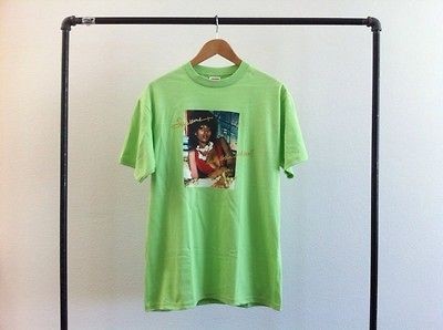 SUPREME PAM GRIER GREEN T SHIRT BOX LOGO TEE 2012 SS KATE MOSS KERMIT 