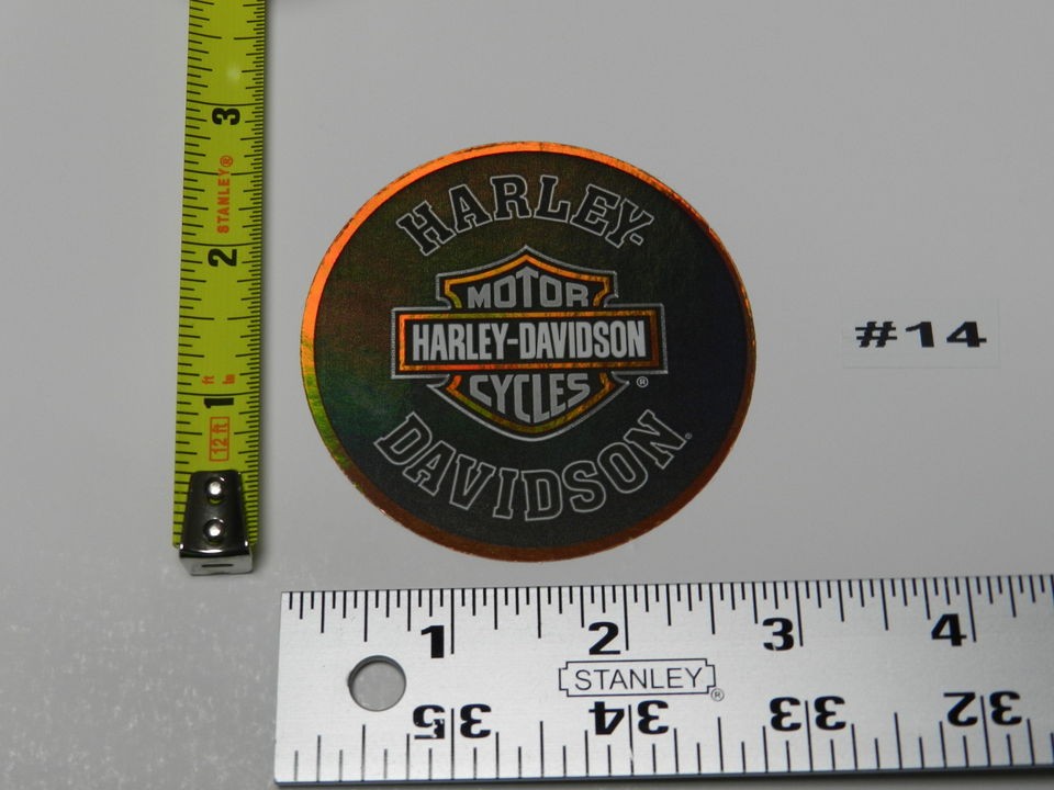 HARLEY DAVIDSON WINDOW DECAL(AS PICTURED)$2.95 SHIPPING ON 1st HARLEY 