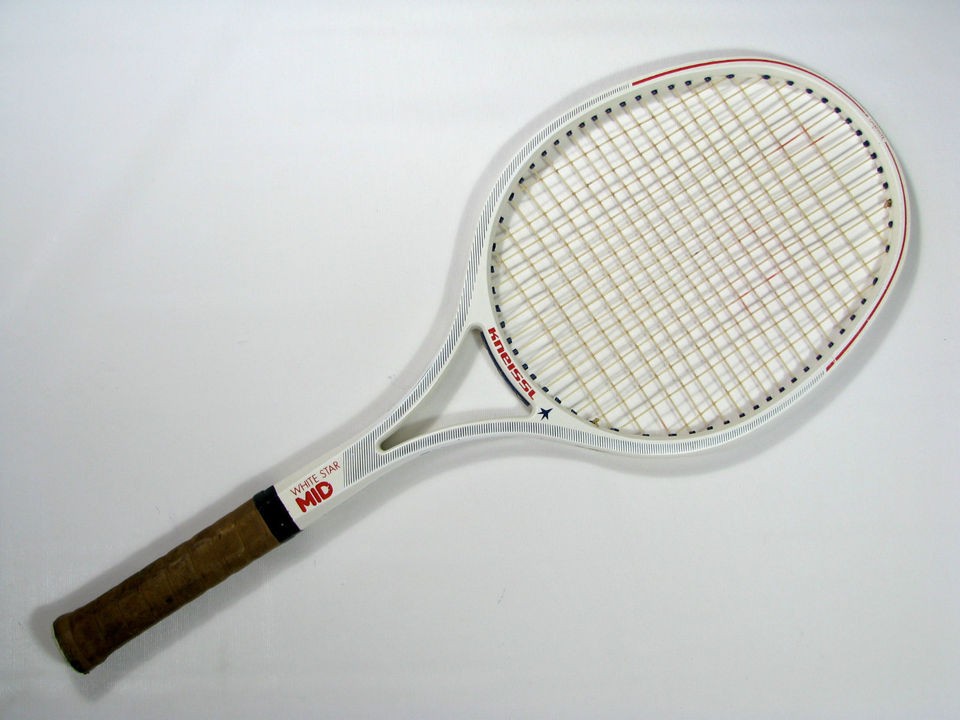   KNEISSL WHITE STAR MID Tennis RACKET graphite 80s Lendl rare Austria