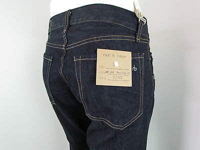 New RAG & BONE RB11X Classic Straight Men Jeans SZ 32 IN WRINKLE