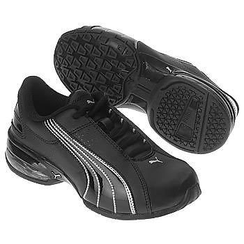 NEW WOMEN / JUNIORS PUMA JAGO V BLACK / BLACK / PUMA SILVER