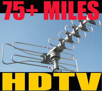 HDTV ANTENNA VHF UHF REMOTE CONTROLLED Rotor HD TV DIGITAL High 