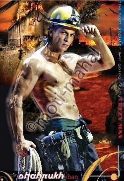 Bollywood Actor Poster / 16.5 x 11 / Shah Rukh Khan / MM120