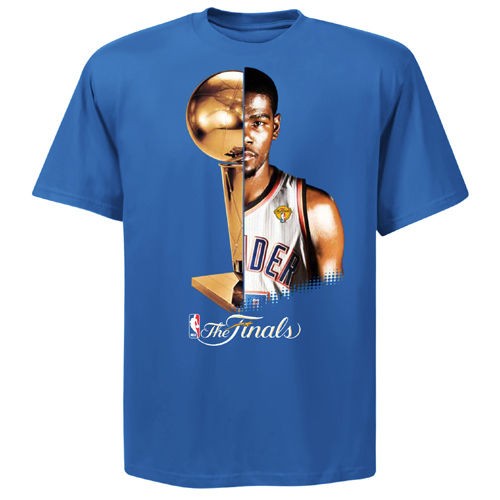 Official NBA Finals Adidas Kevin Durant Jersey T Shirt Oklahoma City 