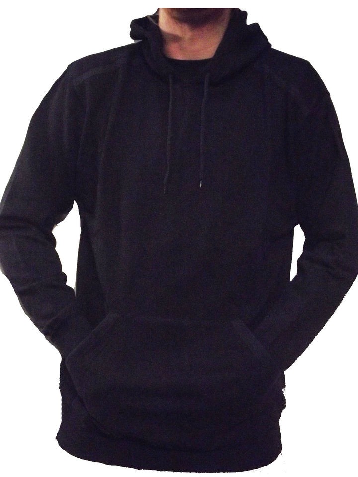 Front Row Heavyweight Hooded Sweat Long Sleeve New Mens Deep Navy 