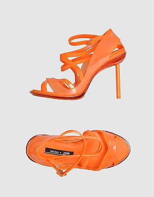   ORANGE MELISSA HEELS SHOES JEAN PAUL GAULTIER SIZE 9 NEW JELLY