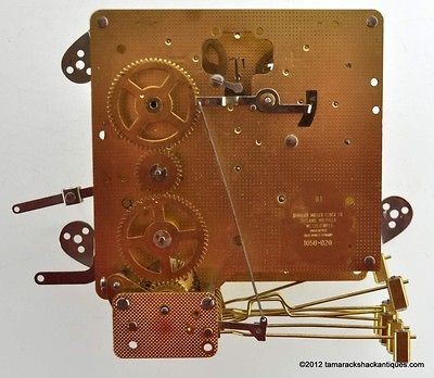 Hermle Howard Miller 8 Hammer 2 Jewel Unadjusted Clock Movement 1050 