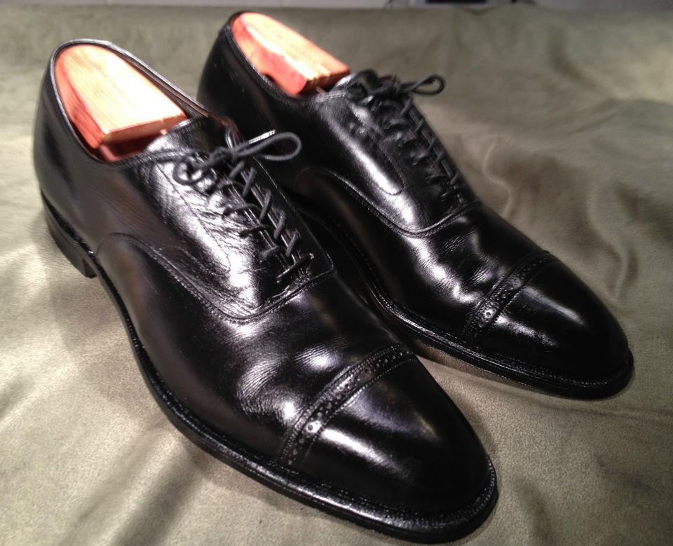 Beautiful Johnston & Murphy Cap Toe Oxfords   Vintage   Near NOS