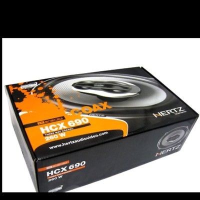 HERTZ HCX 690 6 x 9 HI ENERGY SERIES 4 OHM 3 WAY COAXIAL/FULL R 