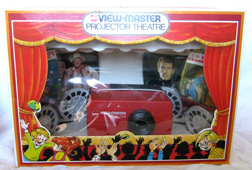 VTG VIEW MASTER PROJECTOR THEATRE / THEATER JAMES BOND ALICE BONANZA 