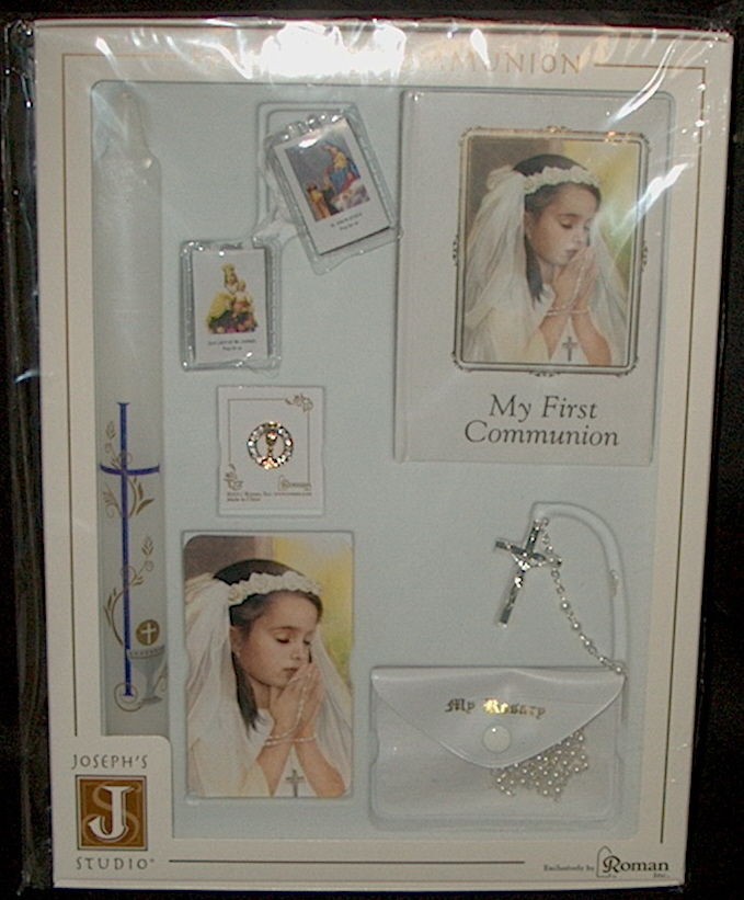 Girls First Holy Communion Kit by Josephs Studio by Roman 41459 