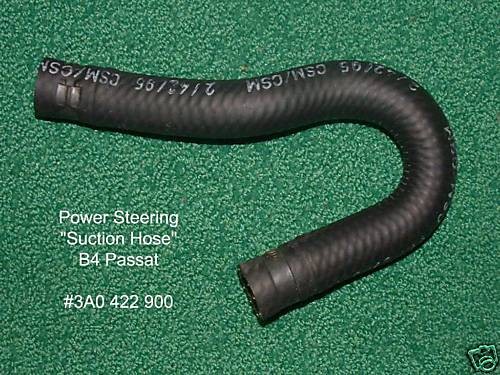 VW VR6 AAA Passat Power Steering Suction Hose @ Pump 1993 1997 