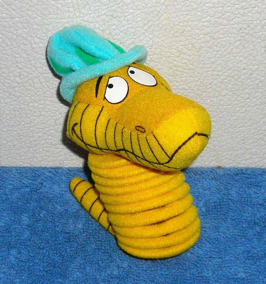 DISNEY ROBIN HOOD SIR HISS 4 PLUSH SLINKY TOY