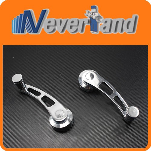 Universal Car Window Winder Crank Handle Aluminium with 3 Adaptors 