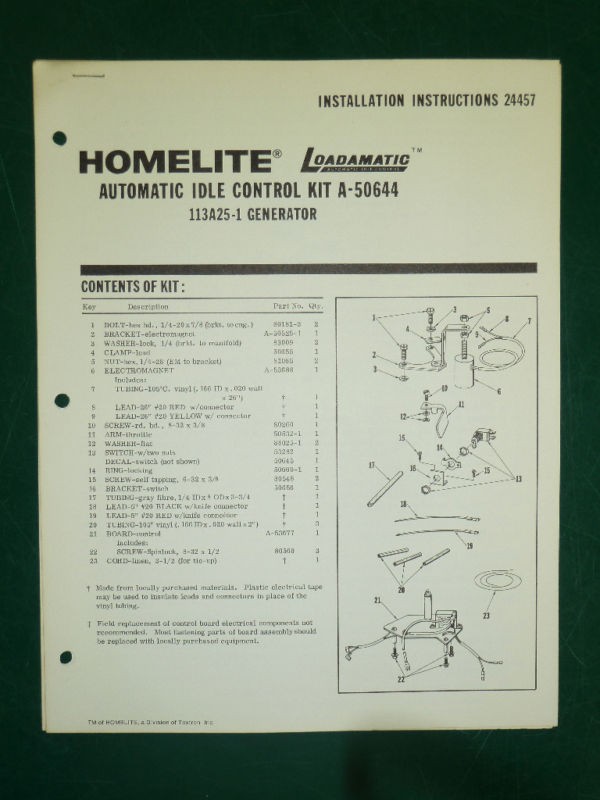 homelite generator in Home & Garden