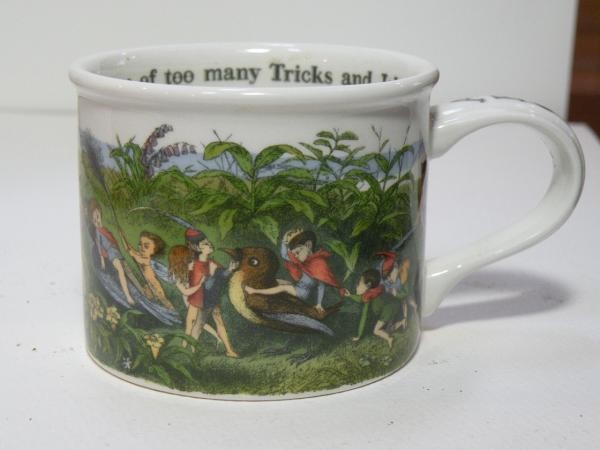 z1011 PORTMEIRION CUP MUG ENCHANTED GARDEN   Procession