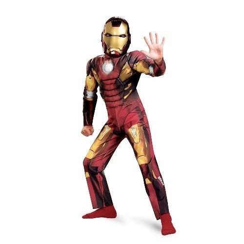 IRON MAN Mark VII Avengers Muscle 2012 Child Costume Size 4 6 
