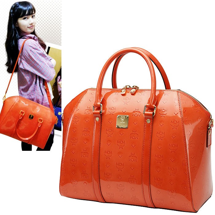 2012SS MCM New Ivana Patent large Bag [K pop Miss A Sujis favorite 