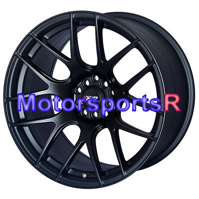 18 XXR 530 Flat Black Concave Rims Staggered Wheels 5x114.3 03 07 08 