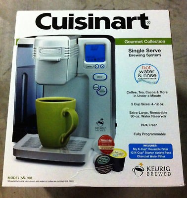 Cuisinart SS 700 Single Serve Brewing System in Coffee Makers