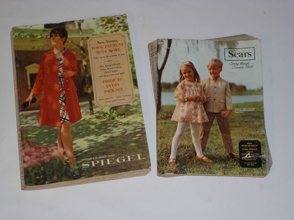 VINTAGE 1969  & SPIEGEL CATALOGS BIKES/GUITARS/BOOTS/CLOTHING 