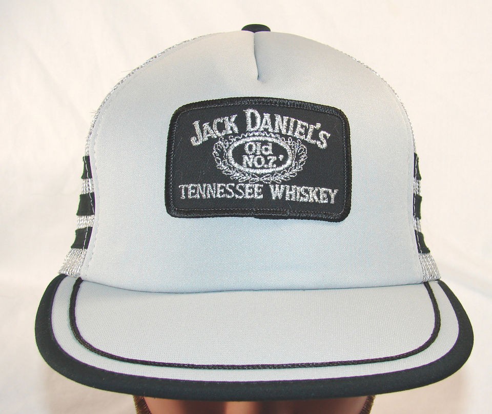 NEW Vintage 1980s Jack Daniels Snapback Hat/Cap, Trucker Mesh 