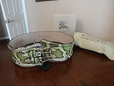 NWT Burberry Prorsum Python Corset Belt 34 85 M