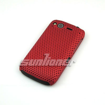 Mesh Hole Hard Case Cover for HTC G12 Desire S S510e + Screen 