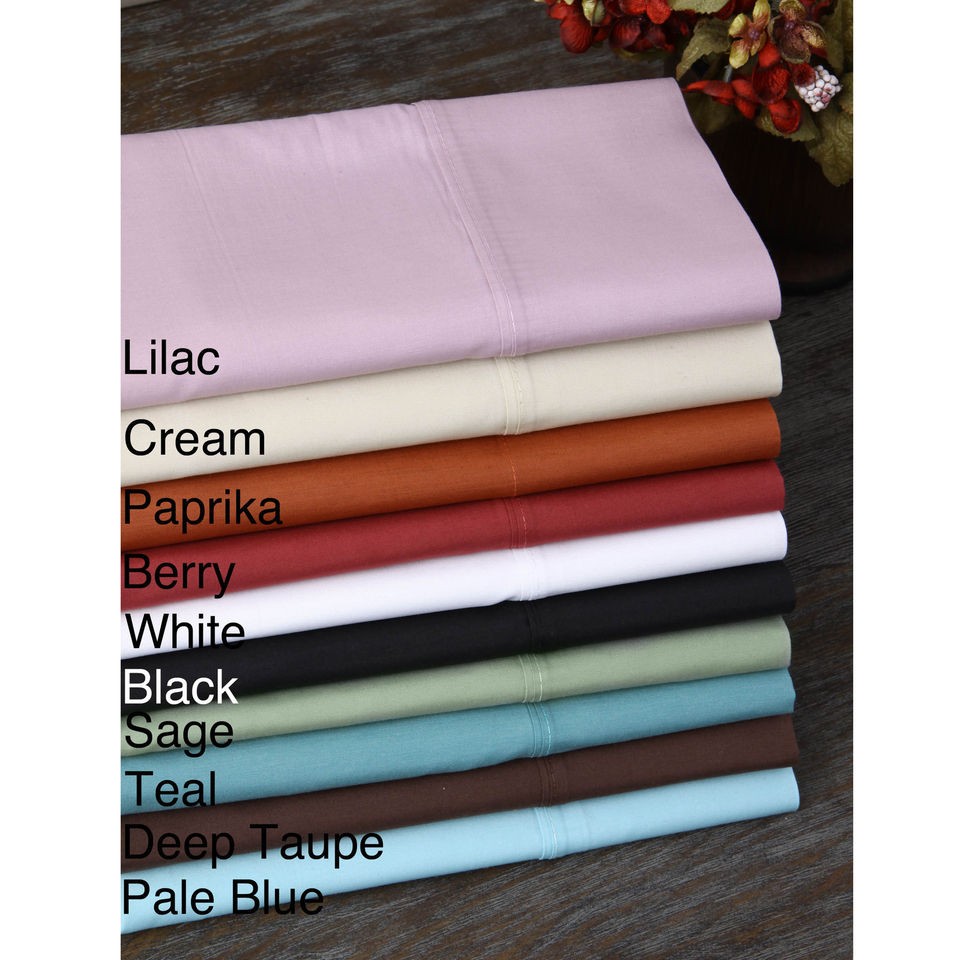 Classic Percale 250 Thread Count Oversize Sheet Set   Cal