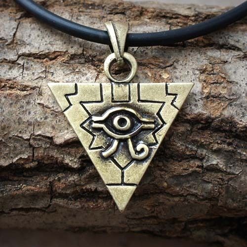 Egyptian Pyramid God All seeing Eye of Horus Ra Udjat Pagan Brass 