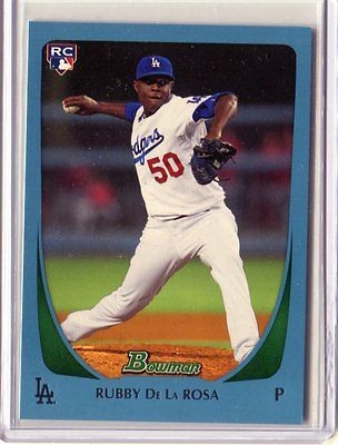 2011 Bowman Chrome Draft Rubby De La Rosa Blue Border #499/499  1 