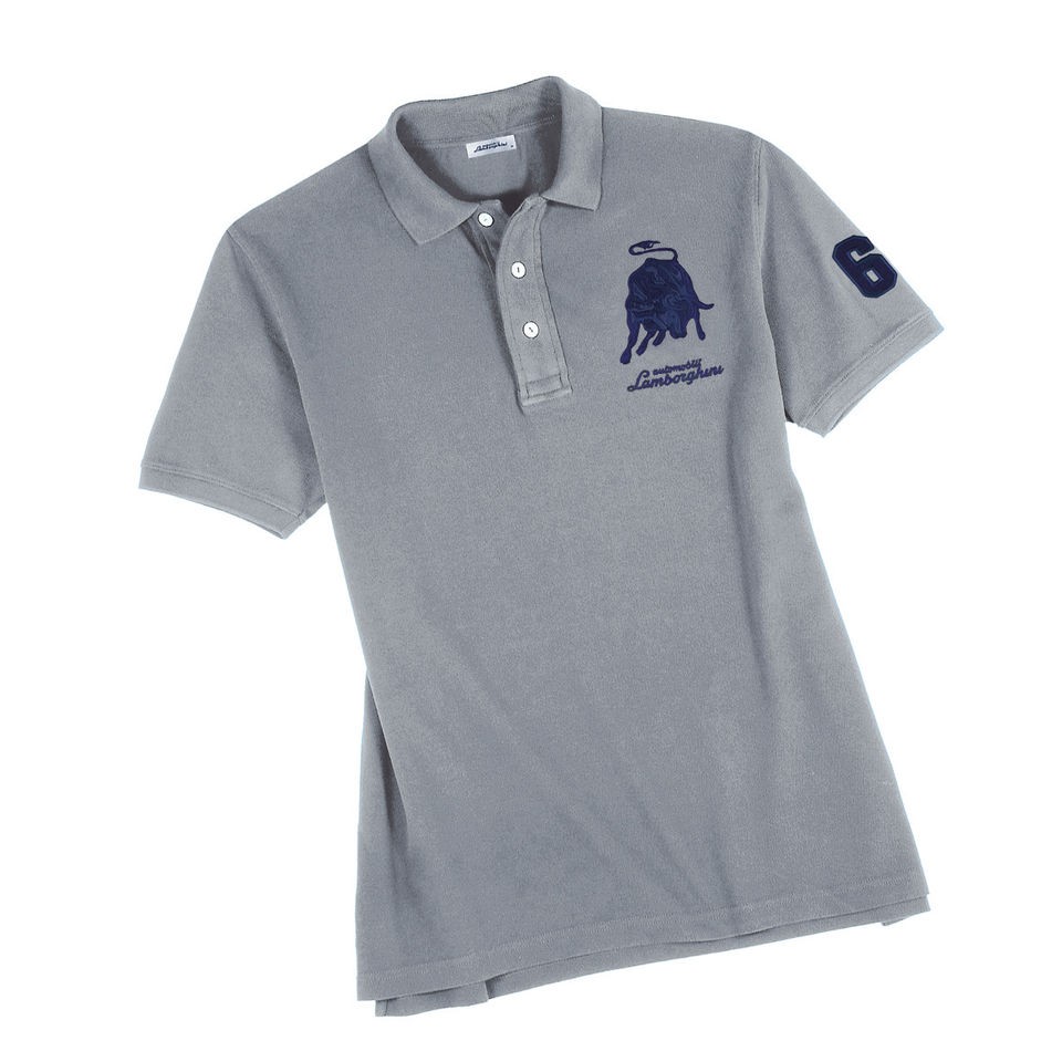 lamborghini bull 63 polo grey blue