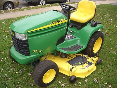 John Deere GT245 garden tractor w/20HP Kawasaki engine & 54 mower 