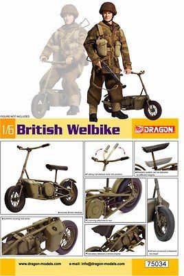 DRAGON   WWII 1/6 BRITISH WELBIKE KIT   KIT 75034