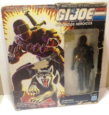 GI JOE COBRA 1985 Auriken Mexico Mexican SNAKE EYES Comando MIB MOC no 