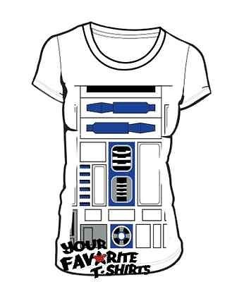 Star Wars I AM R2D2 Costume Licensed Woman Junior Shirt S XL